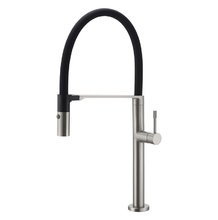 Смеситель Boheme Uno для кухонной мойки, высокий, никель, 114-NB