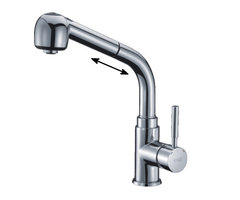 Смеситель WasserKRAFT 4166 для кухни с выдвижным изливом, хром