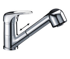 Смеситель WasserKRAFT 6365 для кухни с выдвижным изливом, хром