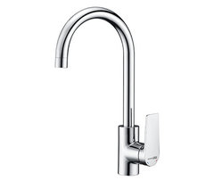 Смеситель WasserKRAFT 3207 для кухни с поворотным изливом, хром