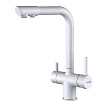 Смеситель для кухонной мойки WasserKRAFT, с подключением фильтра питьевой воды, белый, A8357