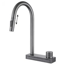 Смеситель Abber Wasser Kreis AF8114NG, для кухонной мойки, с выдвижным изливом, цвет никель