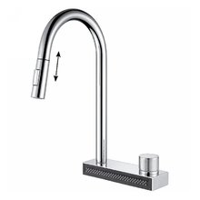 Смеситель Abber Wasser Kreis AF8114, для кухонной мойки, с выдвижным изливом, цвет хром