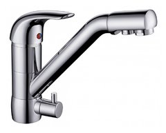 Смеситель Aquanet Kitchen 261840 AF777-44С для кухонной мойки, хром