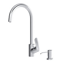 Смеситель для кухни Am.Pm Like F8007T00 с подключением к фильтру, фильтр и диспенсер в комплекте, хром