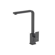 Смеситель Aquatek Либра AQ1680MB для кухонной мойки, цвет черный матовый