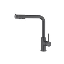 Смеситель Aquatek Европа AQ1386MB для кухонной мойки, с функцией подачи питьевой воды, цвет черный матовый