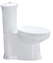 Напольный унитаз Boheme Puro 959 с бачком, без узора, белый