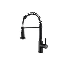 Смеситель Aquatek Европа AQ1387MB для кухонной мойки, цвет черный матовый