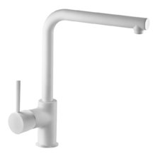 Смеситель Azario Evans AZ-152944316 для кухонной мойки, белый матовый