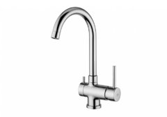 Смеситель Paffoni Stick SK190CR для кухонной мойки с 3 каналом для питьевой воды