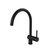 Смеситель Paffoni Light LIG280NO для кухонной мойки, цвет черный матовый