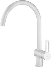 Смеситель Paffoni Ringo RIN180BO для кухонной мойки, белый матовый