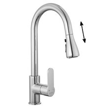 Смеситель E.C.A Nita 102118107EX для кухни c выдвижным изливом