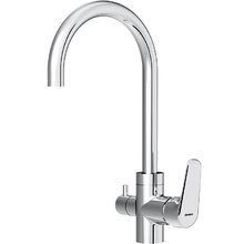 Смеситель для кухни Damixa Merkur 400730000, с каналом питьевой воды, хром