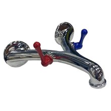 Смеситель Damixa Classic Line 63700.00A--B2, хром, ручки цветные