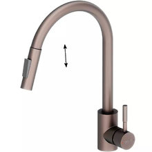 Смеситель для кухни Dorff Logic D3007511, с выдвижным изливом, сатин матовый