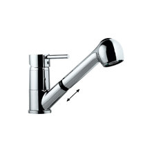 Смеситель Jaquar Florentine FLR-CHR-5177B для кухни, с выдвижным изливом, хром