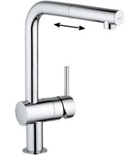 Смеситель Grohe Minta 32168000 для кухонной мойки с выдвижным изливом