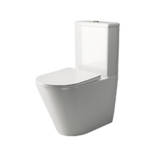 Напольный безободковый унитаз Ceramicanova HighLight Rimless, крышка микролифт, CN1802