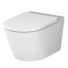 Подвесной унитаз безободковый AM.PM Inspire, с интегрированным электронным биде, цвет белый, CCC501700SC