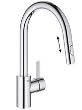 Смеситель Grohe Eurosmart Cosmopolitan 31481001 для кухни, с вытяжной лейкой, цвет хром
