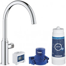 Кран питьевой воды Grohe Blue Pure Mono 30387000, с фильтром в комплекте, хром