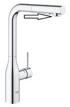 Смеситель Grohe Essence New, 30504000, для кухонной мойки, выдвижной излив, хром