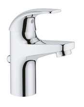 Смеситель Grohe BauCurve для кухонной мойки, с донным клапаном, хром, 32805000