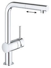 Смеситель Grohe Vento 30436000 для кухни, с выдвижным изливом, цвет хром