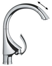 Смеситель Grohe K 4 33786SD0 кухонный для мойки нержавеющая сталь
