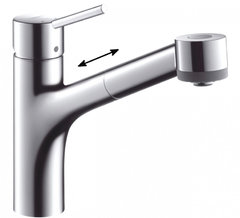 Смеситель Hansgrohe Talis S 32841000 для кухни с выдвижной лейкой