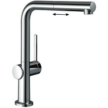 Смеситель Hansgrohe Talis 210 M54, для кухонной мойки, с вытяжным изливом, хром, 72808000