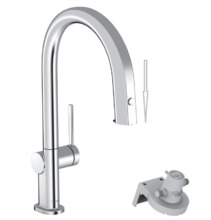 Смеситель Hansgrohe Aqittura, 76826000, для кухонной мойки, с вытяжным изливом и подключением к фильтру, хром