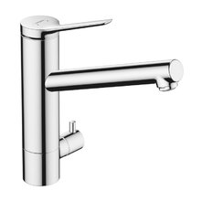 Смеситель Hansgrohe Zesis, CoolStart 74807000, для кухонной мойки, с запорным вентилем, цвет хром
