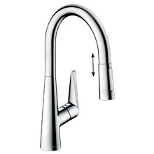 Смеситель Hansgrohe Talis, Eco, 73876000, для кухонной мойки, с вытяжным изливом, цвет хром