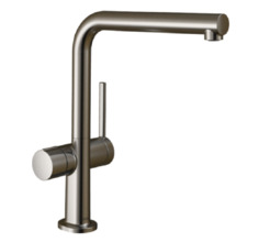 Смеситель Hansgrohe Talis 72827800, для кухонной мойки, с запорным вентилем, цвет нержавеющая сталь