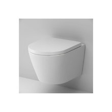 Подвесной унитаз безободковый AM.PM Sense C741701SC, с сиденьем микролифт, цвет белый