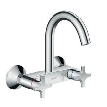 Смеситель Hansgrohe Logis M32, Eco, для кухонной мойки, настенный, цвет хром, 71284000