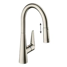 Смеситель Hansgrohe Talis M51 для кухонной мойки, сталь, 73851800