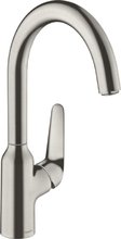 Смеситель Hansgrohe Focus 71802800 M42 для кухонной мойки, сталь