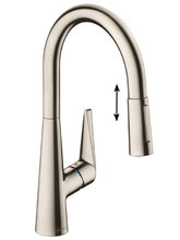 Смеситель Hansgrohe Talis S 200 72813800 для кухонной мойки, сталь