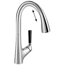 Смеситель Jacob Delafon Malleco E562-CP для кухонной мойки, с выдвижным изливом, хром