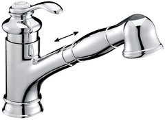 Смеситель Jacob Delafon Fairfax E76091 для кухни однорычажный с выдвижным изливом