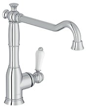 Смеситель Jacob Delafon Louise E24367-CP для кухонной мойки, хром/белый