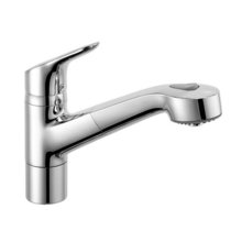 Смеситель Kludi Objekta 325810575 для кухонной мойки с выдвижным изливом