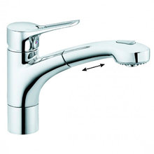 Смеситель Kludi mx 399420562 для кухни с выдвижным изливом