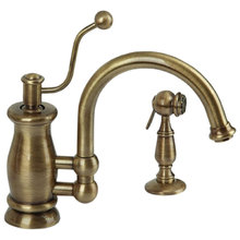 Смеситель Migliore Vivaldi 18212 для кухни, бронза, для кухни с выдвижной лейкой