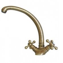 Смеситель Nobili Grazia GRC5117/5BR для кухни, с донным клапаном, цвет Ancient bronze