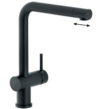 Смеситель Nobili Live LV00113BM, для кухни, цвет черный матовый